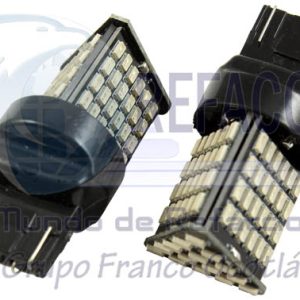 FO-L744387FR FOCO LED T20 DOUBLE 7443 87LEDS  FLASH ROJO 12V