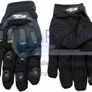 GUA-7107-0040B GUANTE P/MOTOCICLISTA IRON RACING HERCULES TALLA L