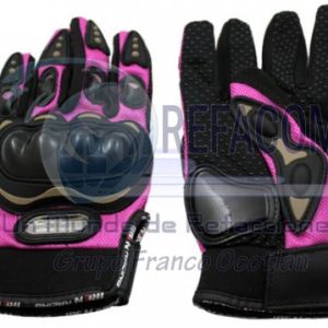 GUA-7107-0053A GUANTE P/MOTO STREET ROSA (XS)