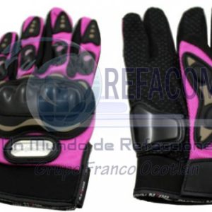 GUA-7107-0053B GUANTE P/MOTO STREET ROSA (S)