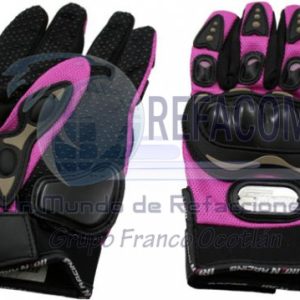 GUA-7107-0053C GUANTE P/MOTO STREET ROSA (M)