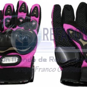 GUA-7107-0053D GUANTE P/MOTO STREET ROSA (L)