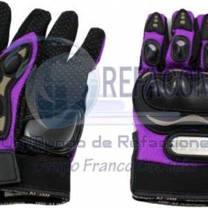GUA-7107-0054A GUANTE P/MOTO STREET MORADO (XS)