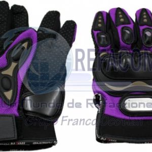 GUA-7107-0054B GUANTE P/MOTO STREET MORADO (S)