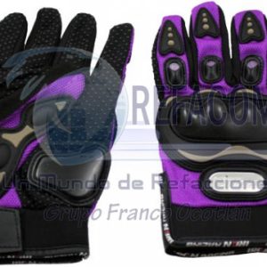 GUA-7107-0054C GUANTE P/MOTO STREET MORADO (M)