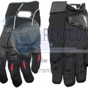 GUA-7107-0072B GUANTE P/MOTOCICLISTA IRON RACING PILOTO NGO "L"