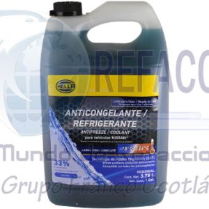 HCB33GAL ANTICONGELANTE HELLA GALON AZUL NP300,SENTRA,VERSA