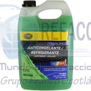 HCG33GAL ANTICONGELANTE HELLA GALON VERDE