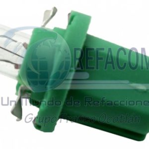 HELLA-007997081 FOCO MINI 12V 2W B8.5D BASE VERDE