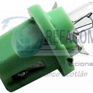 HELLA-007997221 FOCO MINI 12V 2W BX8.5D BASE VERDE CLARA