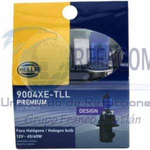 HELLA-9004XE-TLL FOCO 9004 12V 65W XENON PREMIUM LUZ BLANCA SET 2PZ