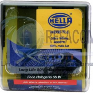 HELLA-H3XE-TLL FOCO H3 12V 55W PREMIUM +50% LUZ SET 2PZ
