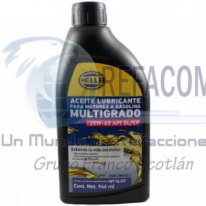 HMO-25W60-1L ACEITE HELLA MINERAL 25W60 API SL 1LT