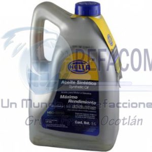 HSO-5W50-5L ACEITE HELLA 100% SINTETICO 5W50 5LT