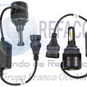 LED2C-9006RB FOCO LED 9006 2 CARAS BICOLOR CAMBIABLE ROJO-BCO