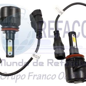 LED2C-H11RB FOCO LED H11 2 CARAS BICOLOR CAMBIABLE ROJO-BLANCO