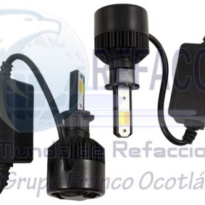 LED2C-H3RB FOCO LED H3 2 CARAS BICOLOR CAMBIABLE ROJO-BLANCO