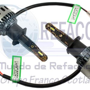 LED2CA-H1 FOCO LED H1  SISTEMA COMPLETO 2 CARAS LED  LUZ ALT