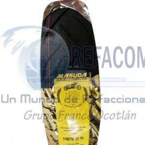 LLA-6401-1558 LLANTA MOTO 110/70-17 TL TRAS 250SZ/DM250=1551