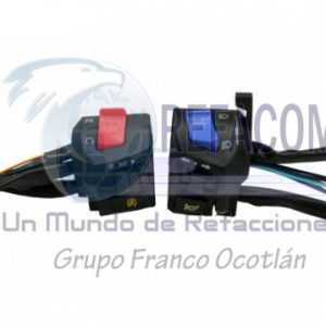MAN-1110-0004 MANDOS P/MOTO ITALIKA FT150,DINAMO UTILITARIO JGO