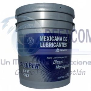 MEX-LUB19D-40 ACEITE CUBETA 19L MEXLUB SERIE III HD40=70835