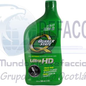 Q1-20W50 ACEITE QUAKER ULTRA HD 20W50 1L =22222009=22222509