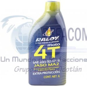 RALOY-6416 ACEITE P/MOTO JASO 4T SL 20W50 1L
