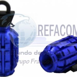 TAP-2606-0801A TAPON VALVULA AIRE ALUMINIO GRANADA AZUL