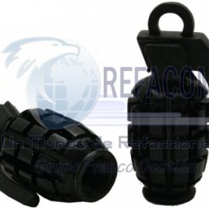 TAP-2606-0801N TAPON VALVULA AIRE ALUMINIO GRANADA NEGRO
