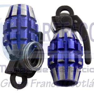 TAP-2606-0802A TAPON VALVULA AIRE ALUMINIO GRANADA AZUL