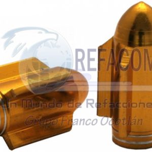 TAP-2606-0804D TAPON VALVULA AIRE ALUMINIO COHETE DORADO