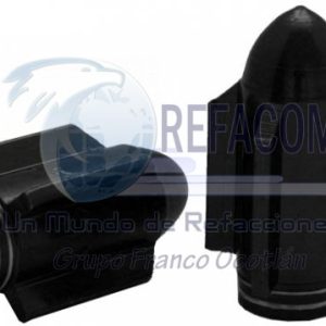 TAP-2606-0804N TAPON VALVULA AIRE ALUMINIO COHETE NEGRO