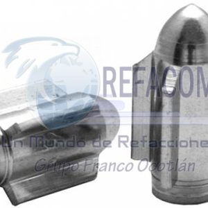 TAP-2606-0804P TAPON VALVULA AIRE ALUMINIO COHETE PLATA