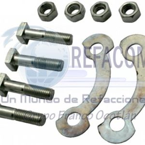 TOR-6701-0052 TORNILLO CATARINA 110CC C90 (4PERNOS+4TUERCAS)