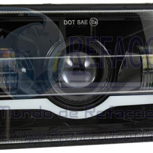 UNIDAD-CHI-BI02 FARO UNIDAD 5" BLANCO+ROJO 4 CALBES 3 FUNCIONES  C