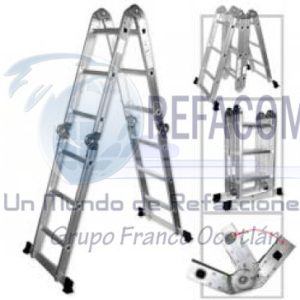 01995 ESCALERA 12.4' ALUMINIO MULTIPOSICIONES