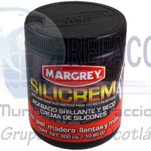 107647 CREMA SILICON 300GR C/ESPONJA MARGREY =010612