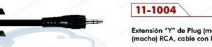 11-1004 EXTENSION "Y" PLUG 3.5ML A2 RCA 1.80M