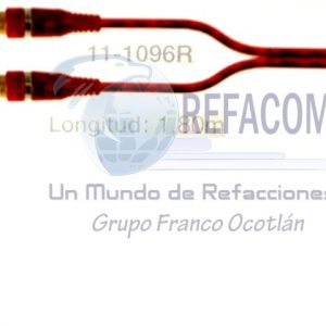 11-1096R EXTENSION 2 RCA A 2 RCA 1.8M P/AUDIO ROJO