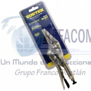 115057 PINZA PRESION NARIZ LARGA 6"