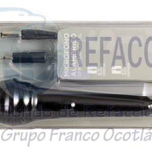 12-1005N MICROFONO UNIDIRECCIONAL KARAOKE CONVERTIDOR NEGRO