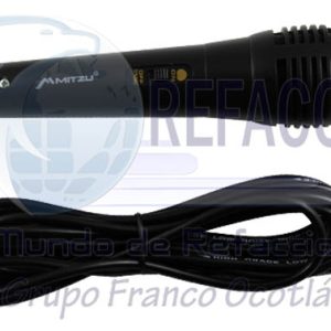12-1901 MICROFONO UNIDIRECCIONAL CLASICO NEGRO