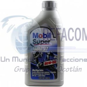 120337 ACEITE MOBIL SUPER MOTO JASO 4T 20W50 .946ML