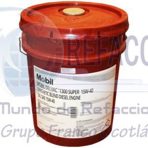 122490 ACEITE MOBIL DELVAC CK-4 15W-40 SINT. 19L=122491