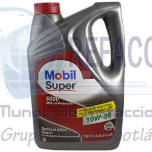 124406 ACEITE MOBIL SINTETICO BLEND 10W30 4.73L
