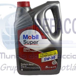 124407 ACEITE MOBIL SINTETICO BLEND 5W30 4.73L   =125001