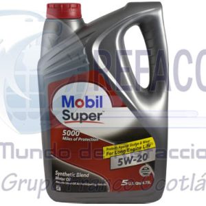 124408 ACEITE MOBIL SINTETICO BLEND 5W20 4.73L