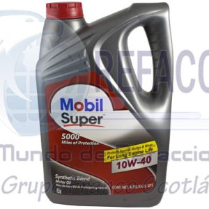 124409 ACEITE MOBIL SINTETICO BLEND 10W40 4.73L