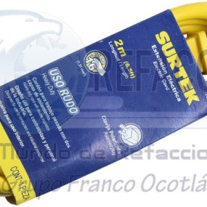 136040 EXTENSION ELECT. USO RUDO AMARILLA 2MT