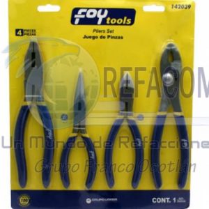 142039 PINZA VARIAS JGO 4PZ